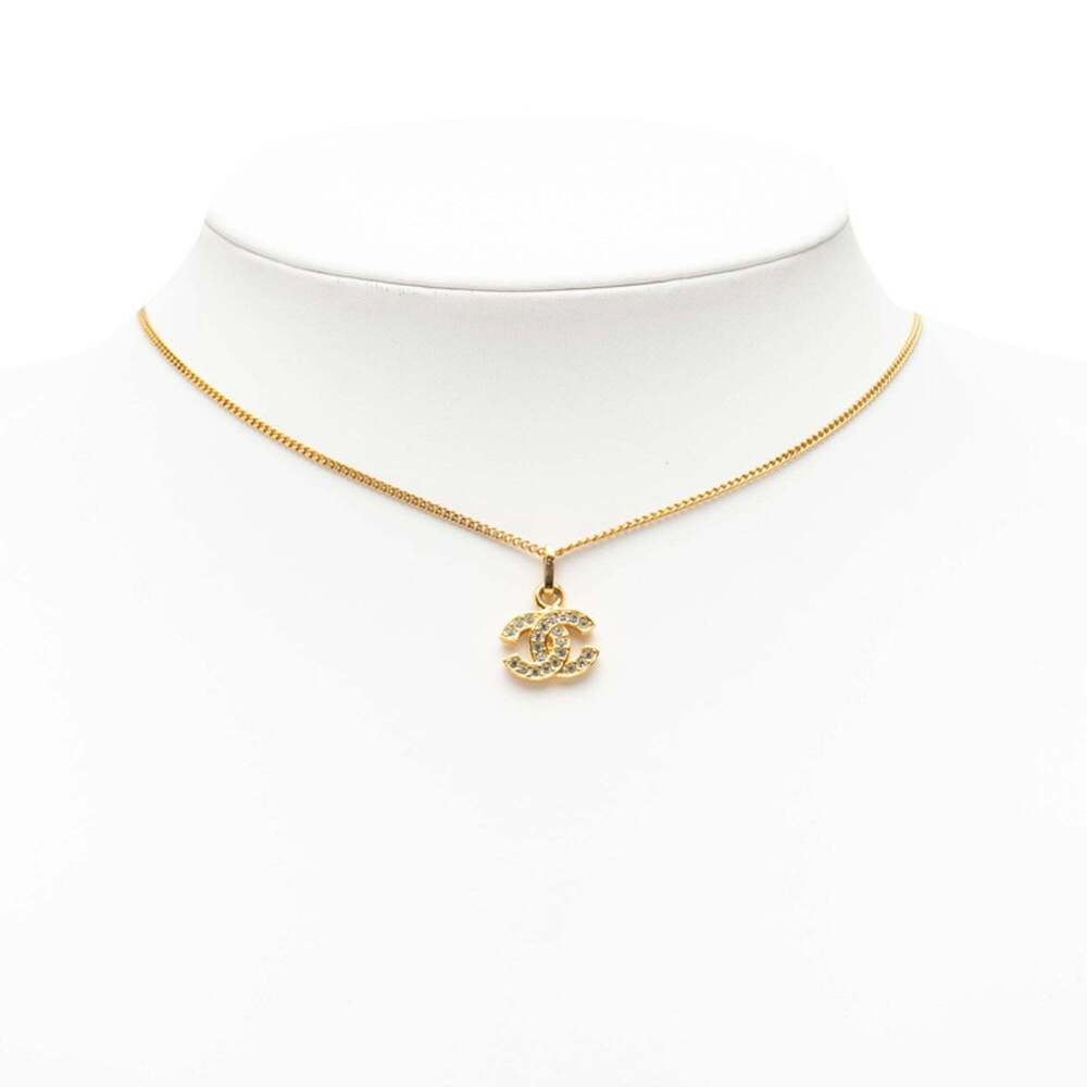 CHANEL Gold Logo Necklace - Picture 5 of 5